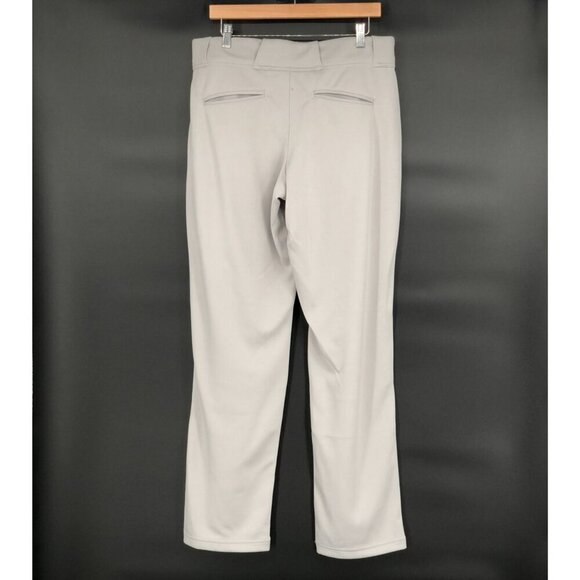 New Balance Men's Solid Full Length Baseball Pants L Gray Fast Dry Moisture Wick - Picture 2 of 10